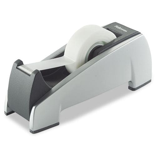 Fellowes Office Suites Desktop Tape Dispenser Heavy Base 1 Core Plastic Black/silver - School Supplies - Fellowes®