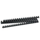 Fellowes Plastic Comb Bindings 1/2 Diameter 90 Sheet Capacity Black 100/pack - Office - Fellowes®