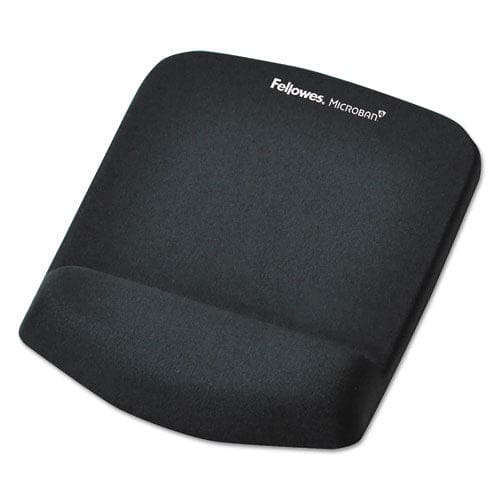 Fellowes Plushtouch Mouse Pad With Wrist Rest 7.25 X 9.37 Black - Technology - Fellowes®