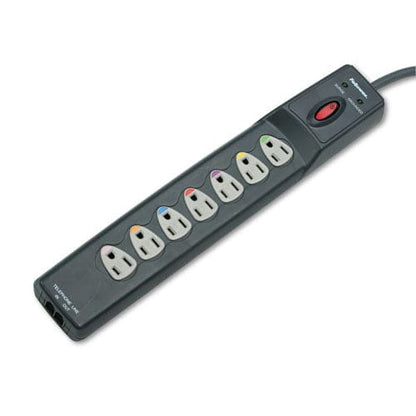 Fellowes Power Guard Surge Protector 7 Ac Outlets 12 Ft Cord 1,600 J Graphite Gray - Technology - Fellowes®