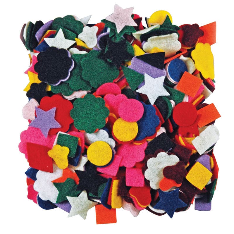 Felt Shapes 500Ct (Pack of 2) - Felt - Roylco Inc.