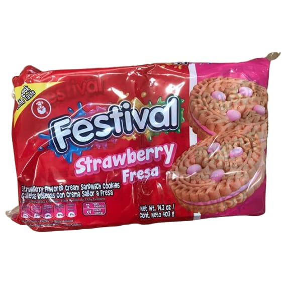 Festival Sandwich Cookies, 14.2 Oz - ShelHealth.Com