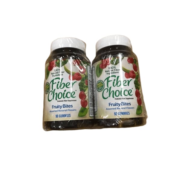 Fiber Choice Fruity Bites Gummy, 180 Count - ShelHealth.Com