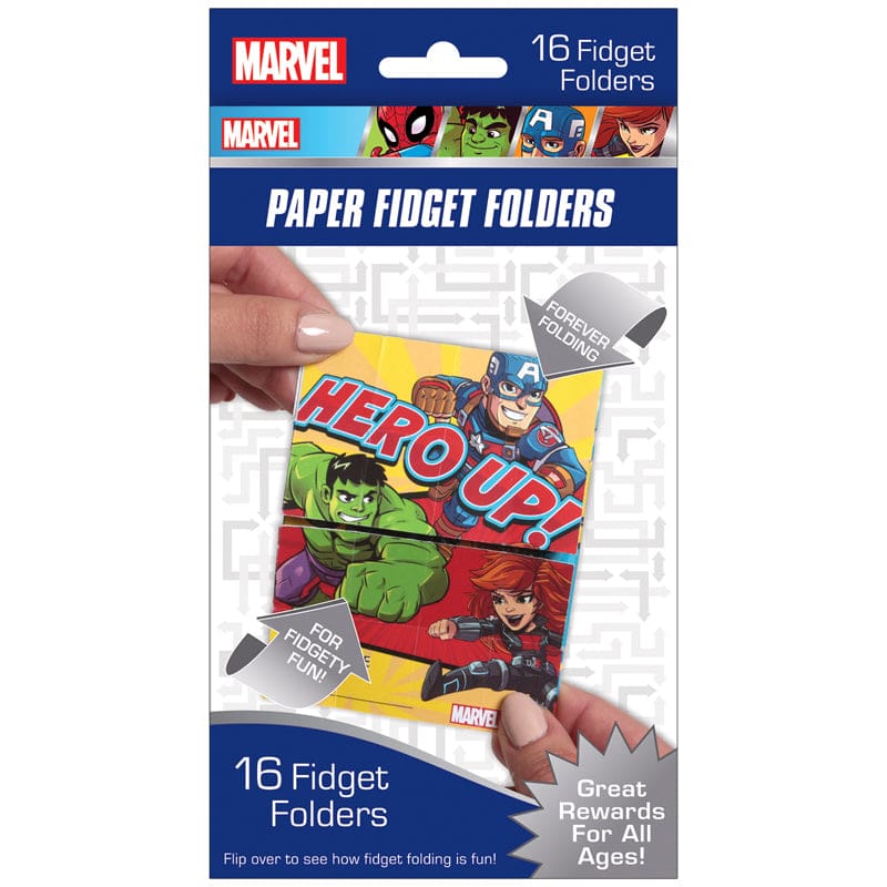 Fidget Folders Marvel Super Hero Adventure (Pack of 10) - Novelty - Eureka