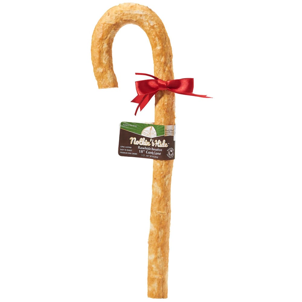 Fieldcrest Farms Nothin To Hide Candy Cane Chicken Dog Treats 18in - Pet Supplies - Fieldcrest Farms