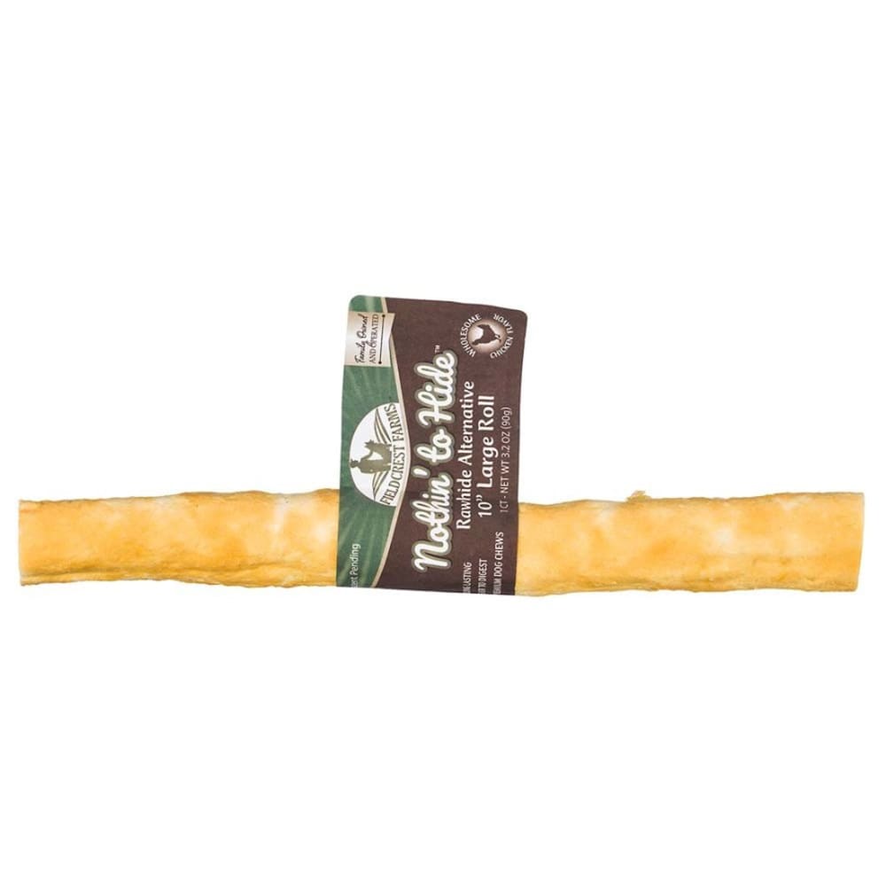 Fieldcrest Farms Nothin To Hide Roll Dog Treat 10 in Large - Pet Supplies - Fieldcrest Farms