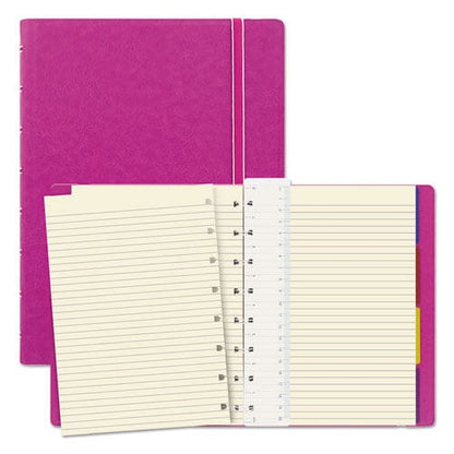 Filofax Notebook 1 Subject Medium/college Rule Fuchsia Cover 8.25 X 5.81 112 Sheets - Office - Filofax®