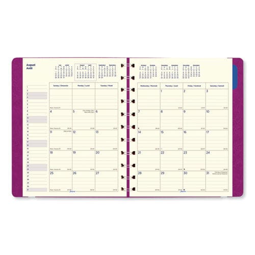 Filofax Soft Touch 17-month Planner 10.88 X 8.5 Fuchsia Cover 17-month (aug To Dec): 2022 To 2023 - School Supplies - Filofax®