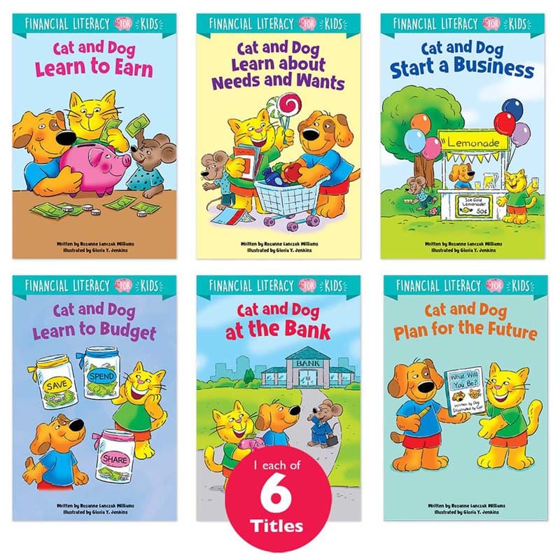 Financial Literacy Book Set 6 Books - Math - Creative Teaching Press