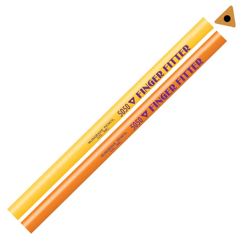 Finger Fitter No Eraser Pencils 1Dz (Pack of 10) - Pencils & Accessories - Musgrave Pencil Co Inc