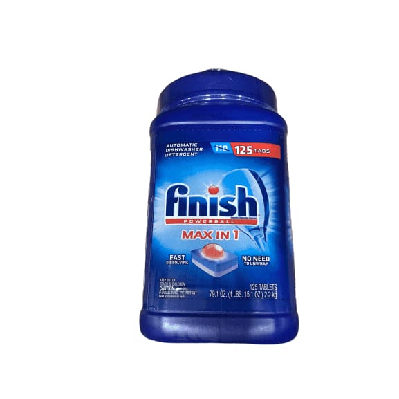 Finish Power Ball Max In One Plus (125 Tablets) - ShelHealth.Com