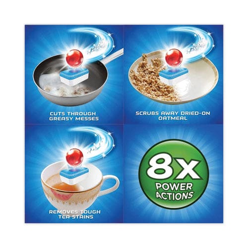 FINISH Powerball Dishwasher Tabs Fresh Scent 94/box 4 Boxes/carton - Janitorial & Sanitation - FINISH®