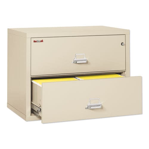 FireKing Insulated Lateral File 2 Legal/letter-size File Drawers Parchment 37.5 X 22.13 X 27.75 - Furniture - FireKing®