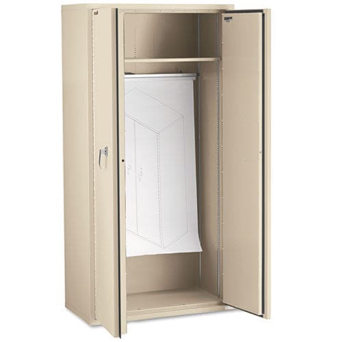 FireKing Storage Cabinet 36w X 19.25d X 72h Ul Listed 350 Degree Parchment - Furniture - FireKing®