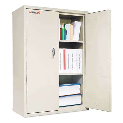 FireKing Storage Cabinet 36w X 19.25d X 72h Ul Listed 350 Degree Parchment - Furniture - FireKing®