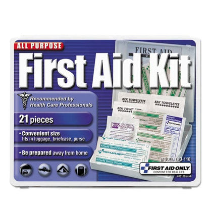 First Aid Only All-purpose First Aid Kit 21 Pieces 4.75 X 3 Plastic Case - Janitorial & Sanitation - First Aid Only™