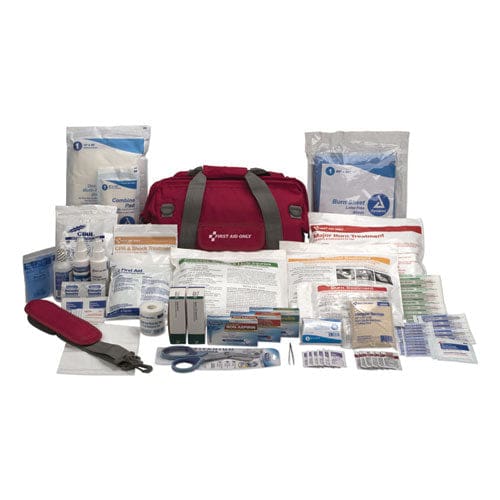 First Aid Only All Terrain First Aid Kit 112 Pieces Ballistic Nylon Red - Janitorial & Sanitation - First Aid Only™