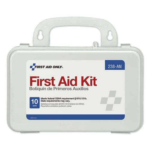 First Aid Only Ansi-compliant First Aid Kit 64 Pieces Plastic Case - Janitorial & Sanitation - First Aid Only™