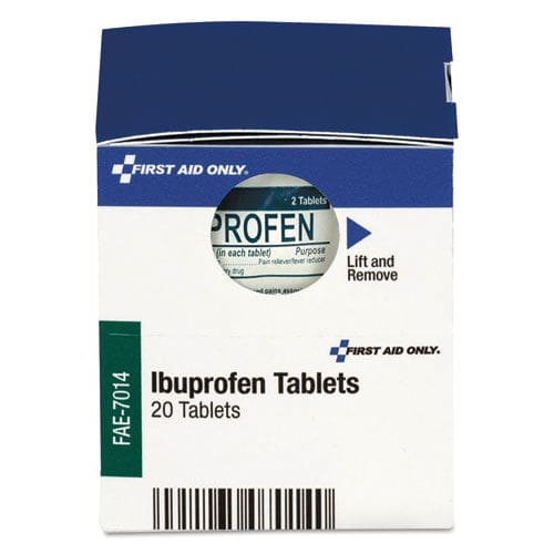 First Aid Only Over The Counter Pain Relief Medication For First Aid Cabinet 20 Count - Janitorial & Sanitation - First Aid Only™