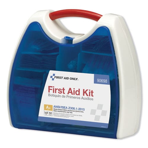 First Aid Only Readycare First Aid Kit For 50 People Ansi A+ 238 Pieces Plastic Case - Janitorial & Sanitation - First Aid Only™