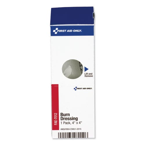 First Aid Only Smartcompliance Refill Burn Dressing 4 X 4 White - Janitorial & Sanitation - First Aid Only™