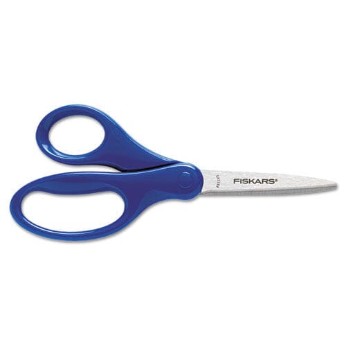 Fiskars Kids/student Scissors Pointed Tip 7 Long 2.75 Cut Length Assorted Straight Handles - School Supplies - Fiskars®