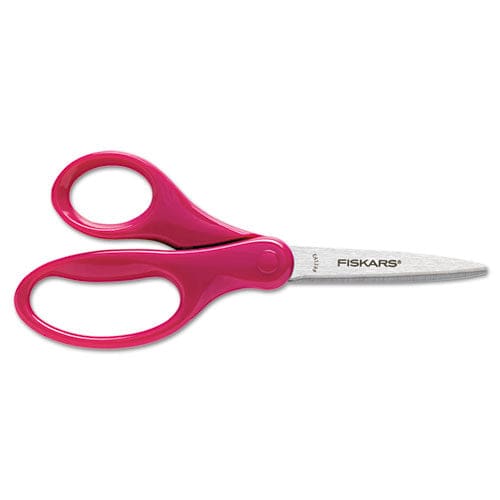 Fiskars Kids/student Scissors Pointed Tip 7 Long 2.75 Cut Length Assorted Straight Handles - School Supplies - Fiskars®