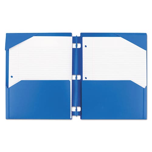 Five Star Snap-in Plastic Folder 20-sheet Capacity 11 X 8.5 Assorted Snap Closure 4/set - School Supplies - Five Star®