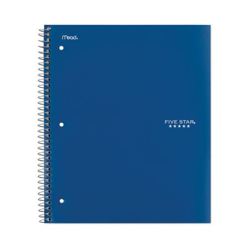 Five Star Wirebound Notebook 1 Subject Medium/college Rule Randomly Assorted Covers 11 X 8.5 100 Sheets 6/pack - School Supplies - Five