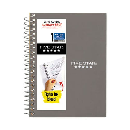 Five Star Wirebound Notebook 1 Subject Medium/college Rule Randomly Assorted Covers 7 X 4.38 100 Sheets - School Supplies - Five Star®