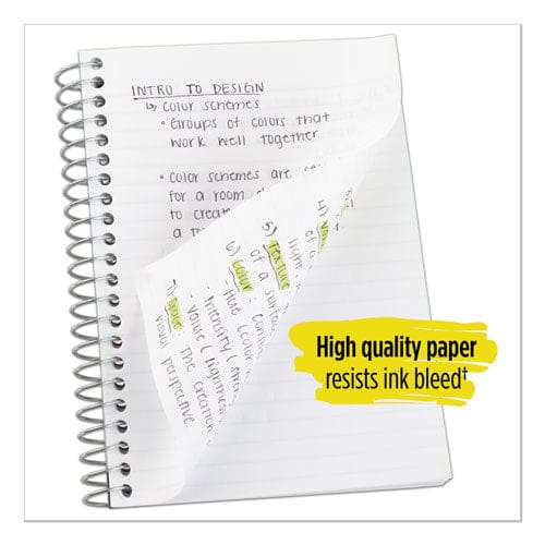 Five Star Wirebound Notebook 1 Subject Medium/college Rule Red Cover 11 X 8.5 100 Sheets - School Supplies - Five Star®