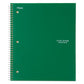 Five Star Wirebound Notebook 1 Subject Medium/college Rule Red Cover 11 X 8.5 100 Sheets - School Supplies - Five Star®