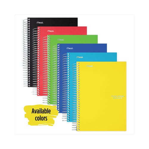 Five Star Wirebound Notebook 2 Subject Medium/college Rule Randomly Assorted Covers 9.5 X 6 100 Sheets - School Supplies - Five Star®