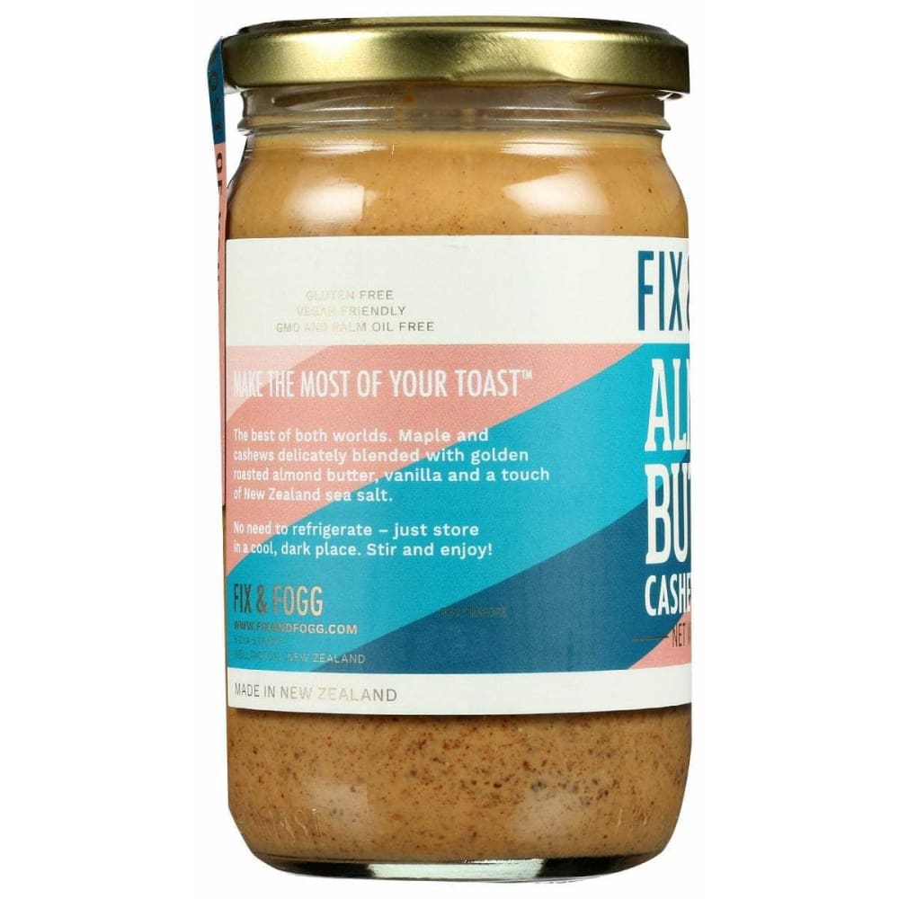 FIX & FOGG Fix & Fogg Butter Almd Cashew Vnilla, 10 Oz