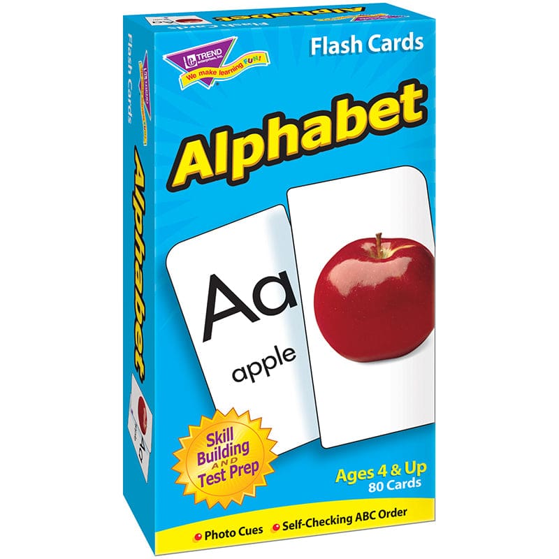 Flash Cards Alphabet 80/Box (Pack of 6) - Letter Recognition - Trend Enterprises Inc.