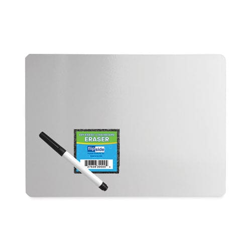 Flipside Dry Erase Board Set With Black Markers 12 X 9 White Surface 12/pack - School Supplies - Flipside