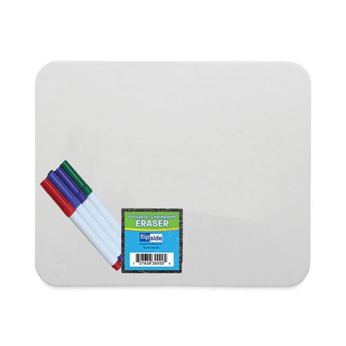 Flipside Magnetic Dry Erase Board Set 12 X 9 White Surface 12/pack - School Supplies - Flipside