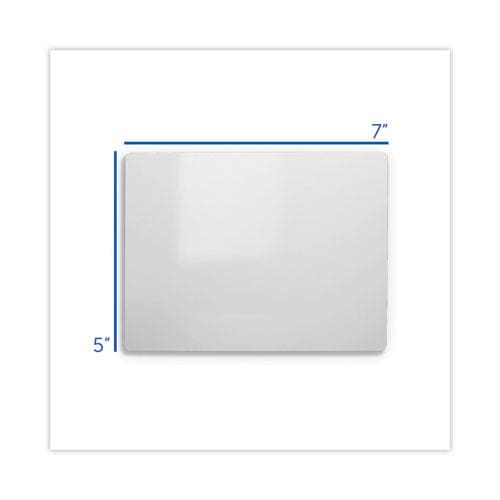 Flipside Two-sided Dry Erase Board 7 X 5 White Front/back Surface 24/pack - School Supplies - Flipside