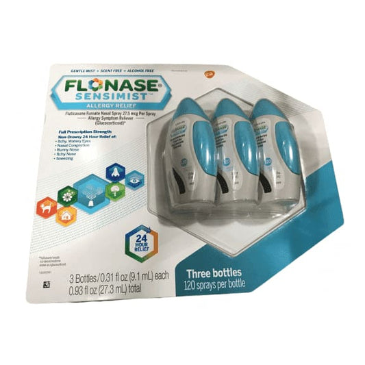 Flonase Sensimist 24hr Allergy Spray, Gentle Mist, Scent-Free 360 Sprays - ShelHealth.Com