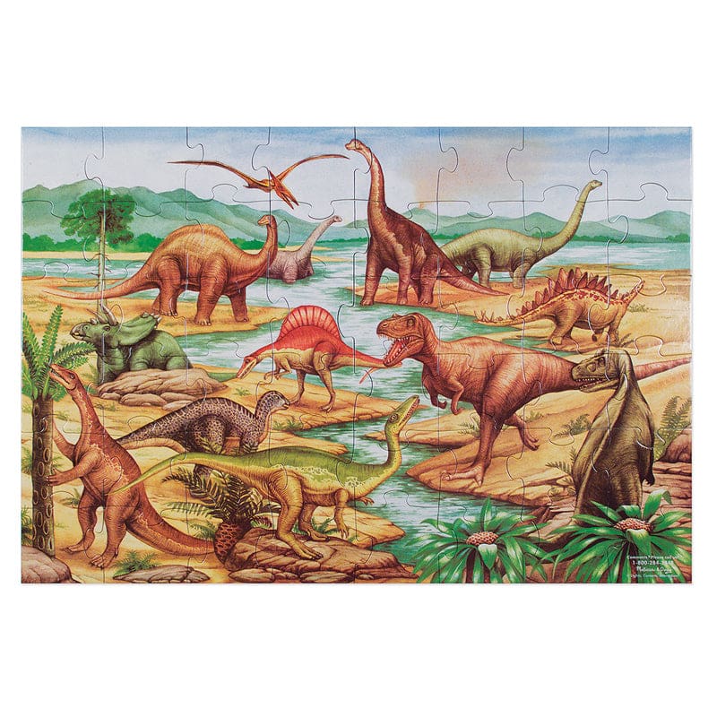 Floor Puzzle Dinosaurs (Pack of 2) - Floor Puzzles - Melissa & Doug