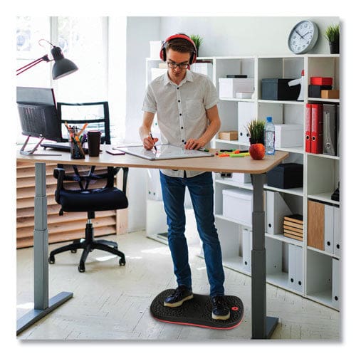 Floortex Afs-tex Active Balance Board 14w X 20d X 2.5h Black - Furniture - Floortex®