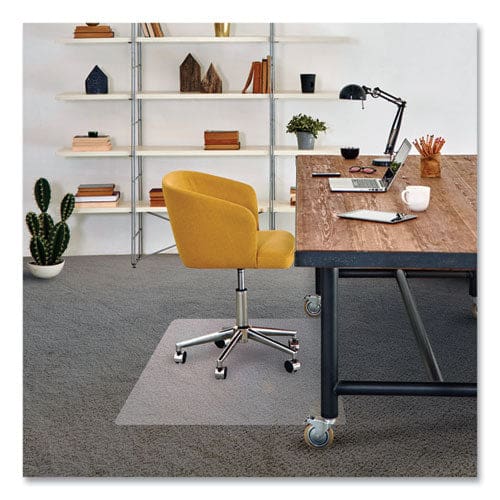 Floortex Cleartex Advantagemat Phthalate Free Pvc Chair Mat For Low Pile Carpet 53 X 45 Clear - Furniture - Floortex®