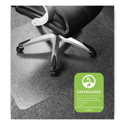 Floortex Cleartex Ultimat Polycarbonate Chair Mat For Low/medium Pile Carpet 48 X 53 Clear - Furniture - Floortex®