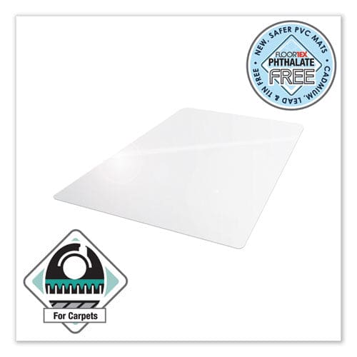 Floortex Cleartex Ultimat Xxl Polycarb. Square General Office Mat For Carpets 60 X 60 Clear - Furniture - Floortex®