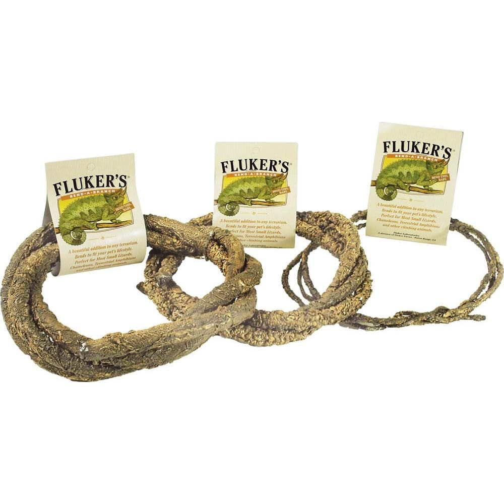 Fluker’s Bend-A-Branch for Reptiles Brown 6 ft Small - Pet Supplies - Fluker’s