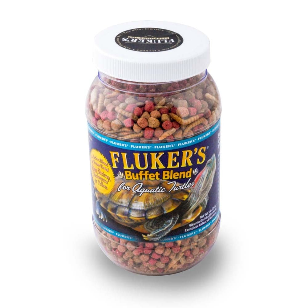 Fluker’s Buffet Blend Aquatic Turtle Formula Freeze Dried Food 7.5 oz - Pet Supplies - Fluker’s