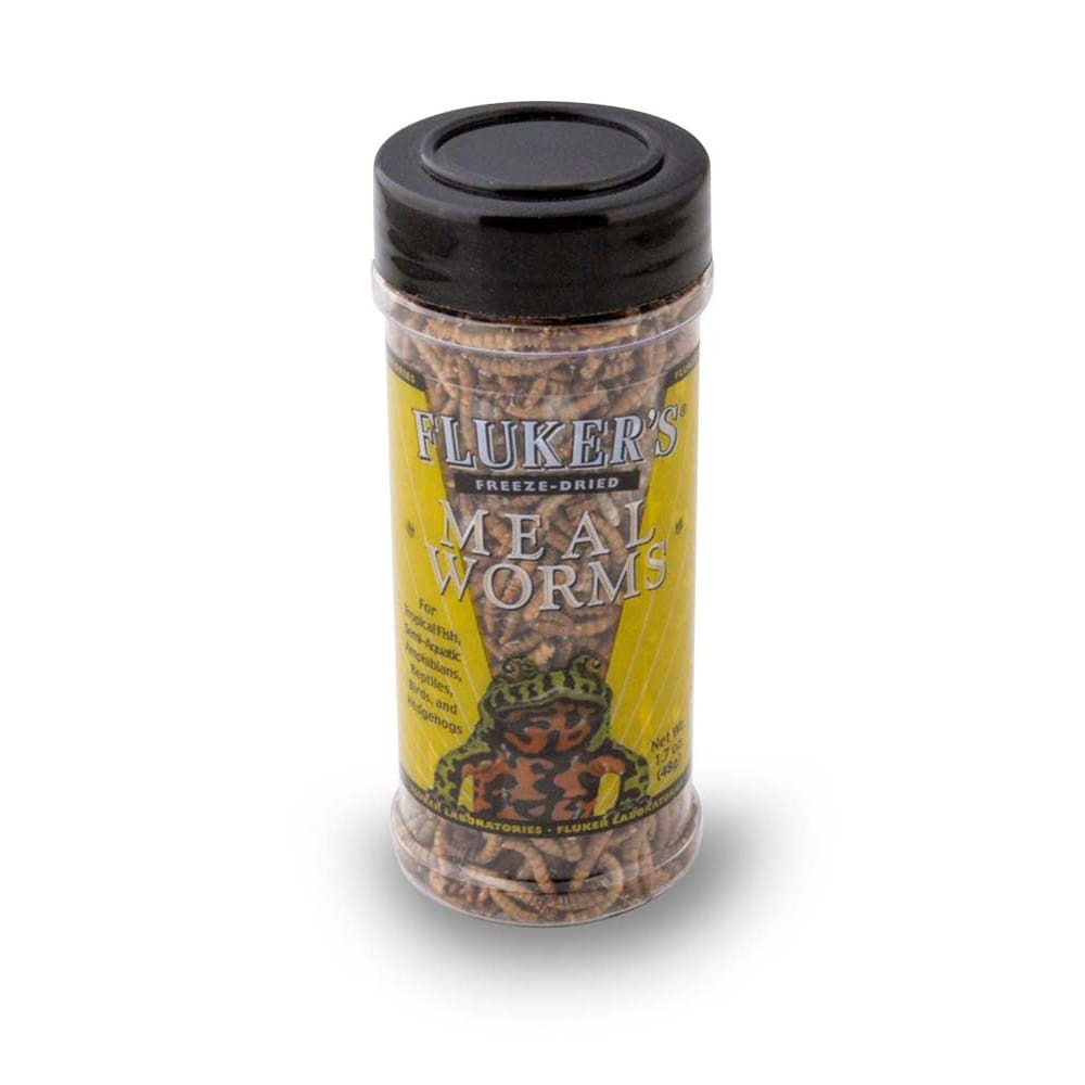 Fluker’s Freeze Dried Mealworms Reptile Food 1.7 oz - Pet Supplies - Fluker’s