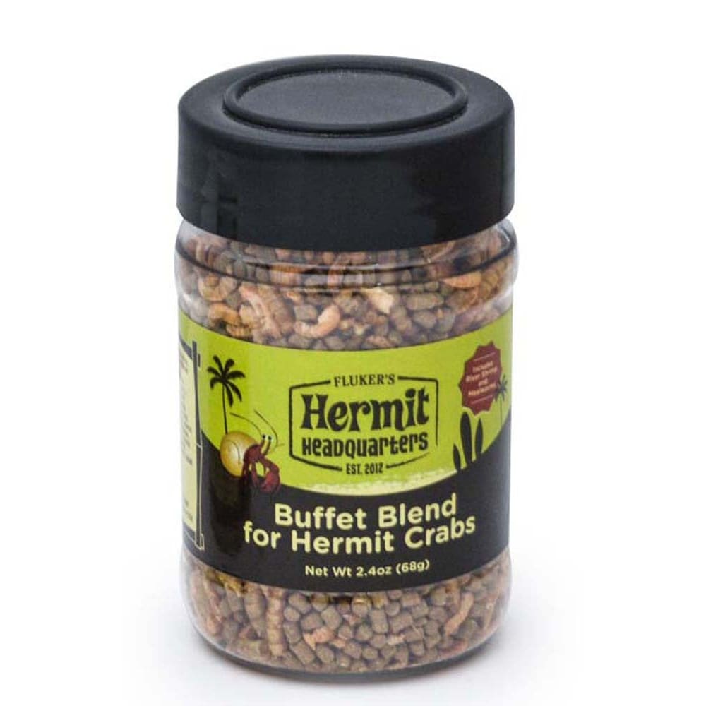 Fluker’s Hermit Crab Buffet Blend Dry Food 2.4 oz - Pet Supplies - Fluker’s