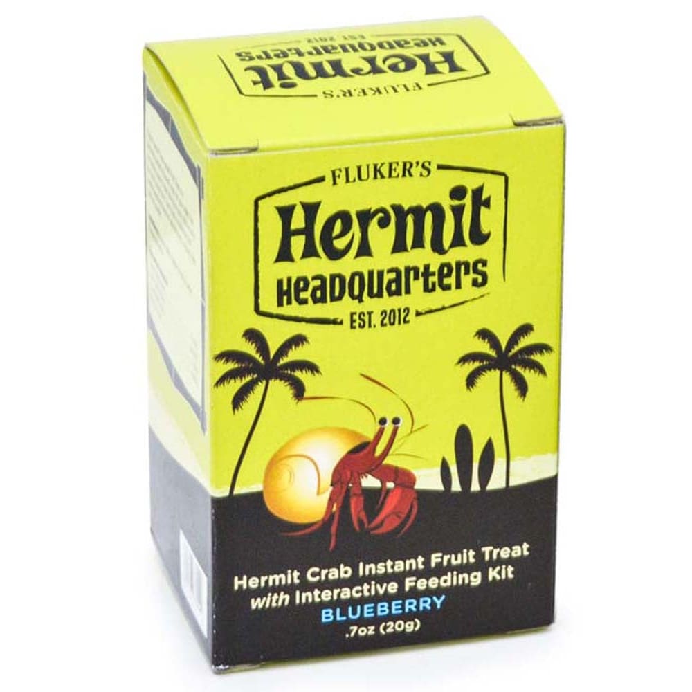 Fluker’s Hermit Crab Instant Blueberry Fruit Treat 0.7 oz - Pet Supplies - Fluker’s