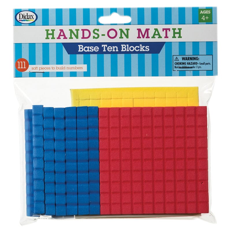 Foam Base Ten Blocks (Pack of 6) - Base Ten - Didax